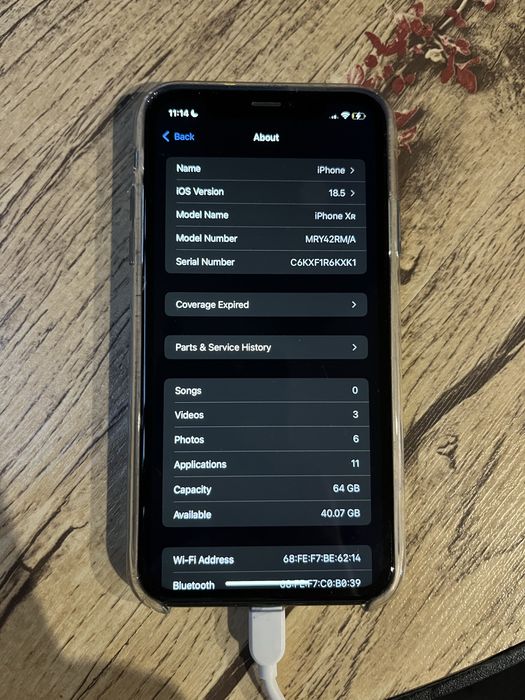 Iphone XR 64gb baterie 100% Noua