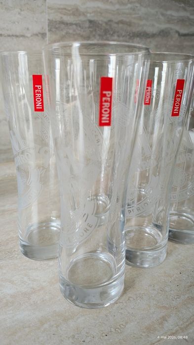 Set 6 pahare pentru bere Peroni 0.4l