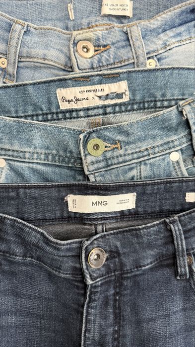 Мъжки маркови дънки в комплект - 6 бр.