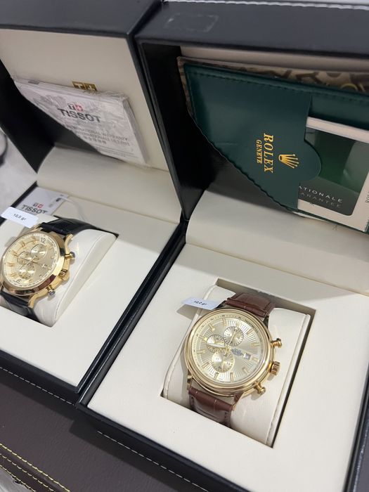 Золотые мужские часы