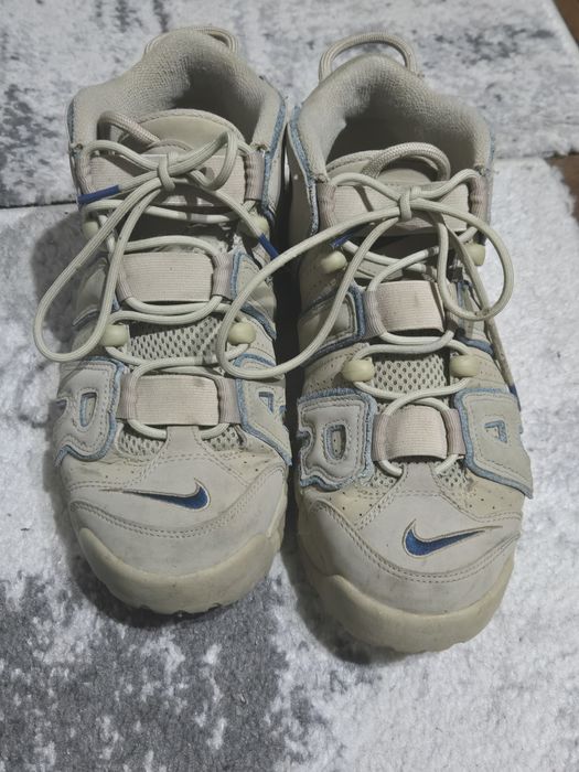 Vand Nike Air More Uptempo ’96 Limestone/ Valerian Blue-Limestone