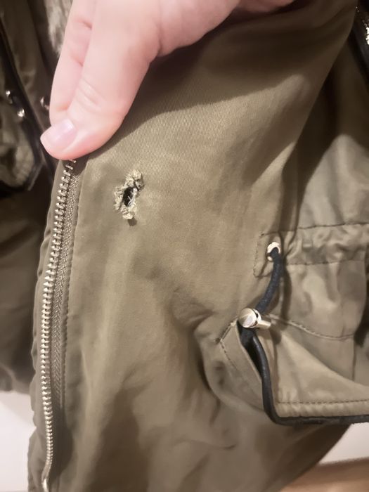 Geaca parka cu blana zara xs