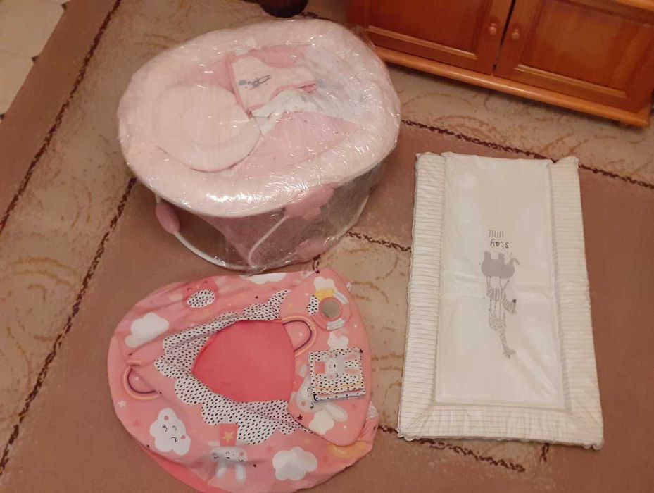 Бебешки шезлонг с повивалник