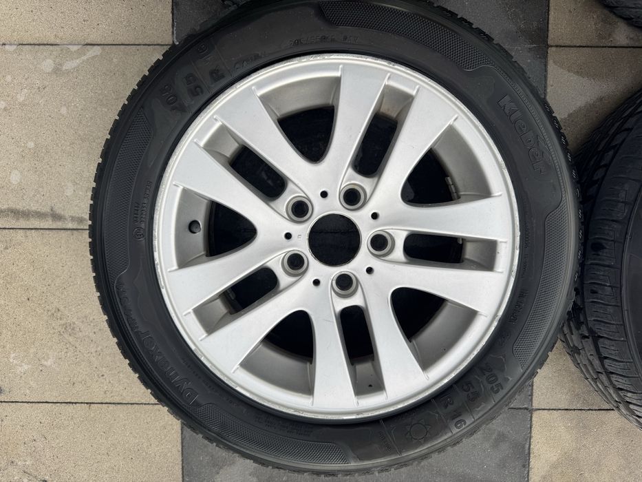 4 броя джанти с гуми за BMW 205/55R16