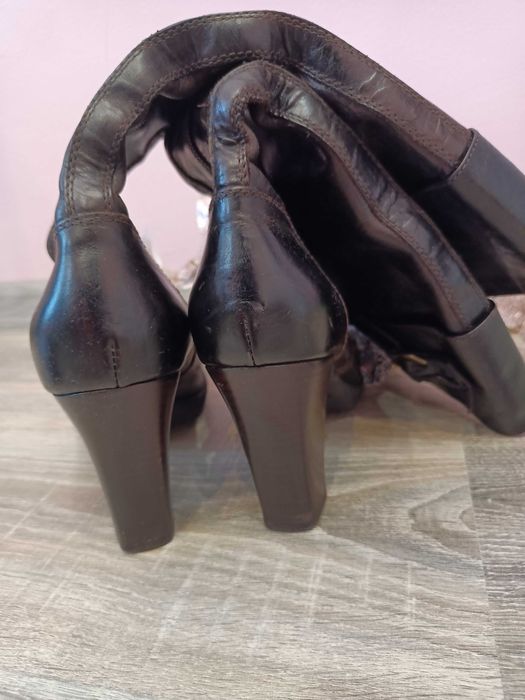 Ботуши италиански кожени 39р.