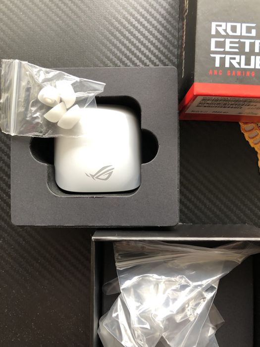 Безжични слушалки ASUS - ROG Cetra True Wireless, ANC, бели