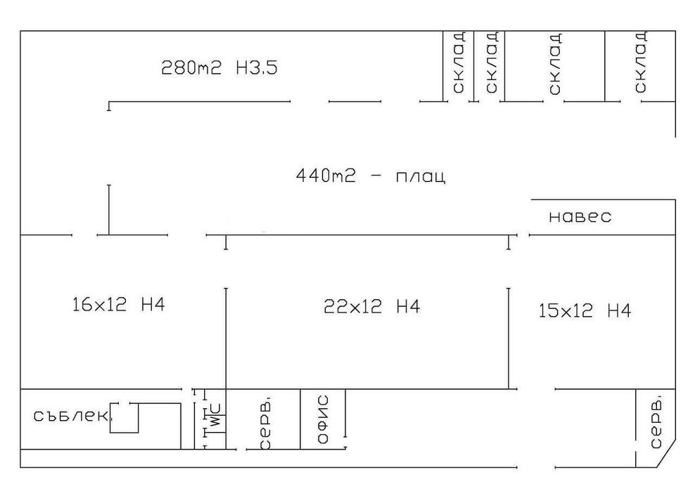 Дава се под наем Промишлена сграда в Пловдив, Тракия - 50 кв.м за 199.41 € - Снимка #1