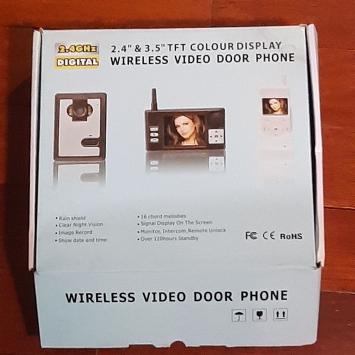 Interfon nou, inteligent, wireless, ecran color, diagonală 9 cm.