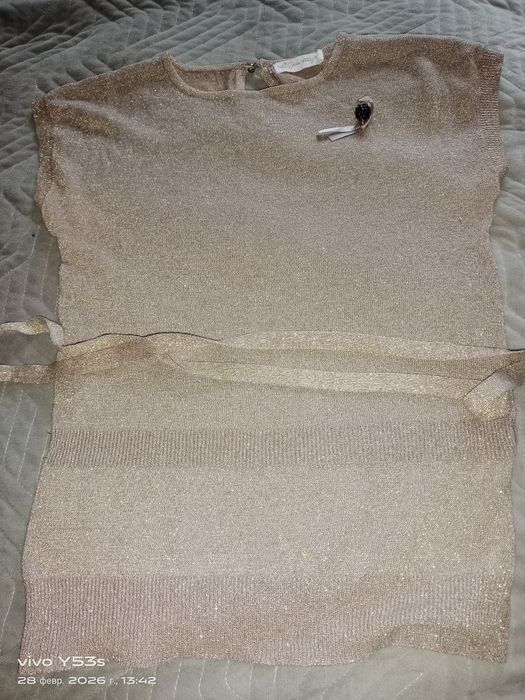 Нарядная кофта для девочек. На 9-10 лет.