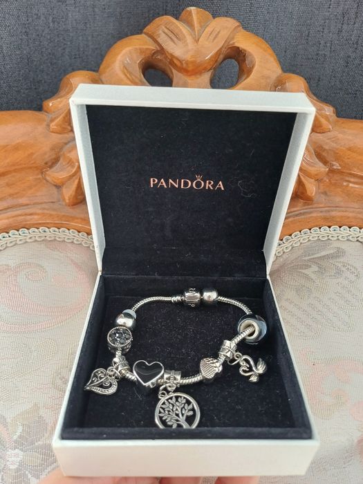 Гривна Pandora Moments с талисмани
