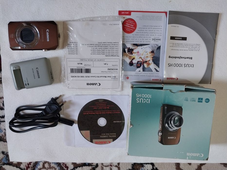 Canon IXUS 1000 HS 10x optik zoom 10.0 Mega pixels FUL HD raqamli