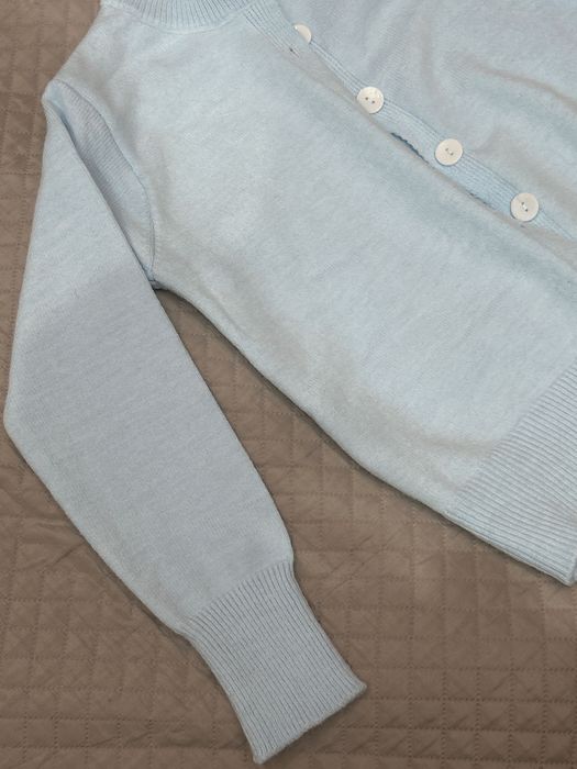 кардиган голубой