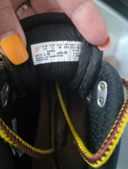 Ghete Timberland piele naturala 38