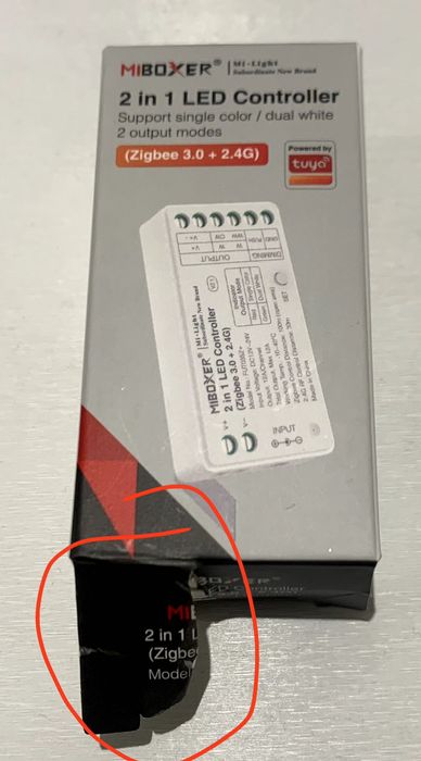 Controller banda LED Miboxer Zigbee 3.0, WiFi, 2.4G - FUT035Z+