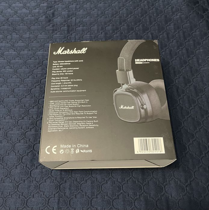 Наушники Marshall Major IV черный