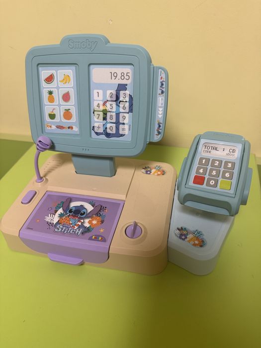 Игрален комплект Smoby - Касов апарат Stitch
