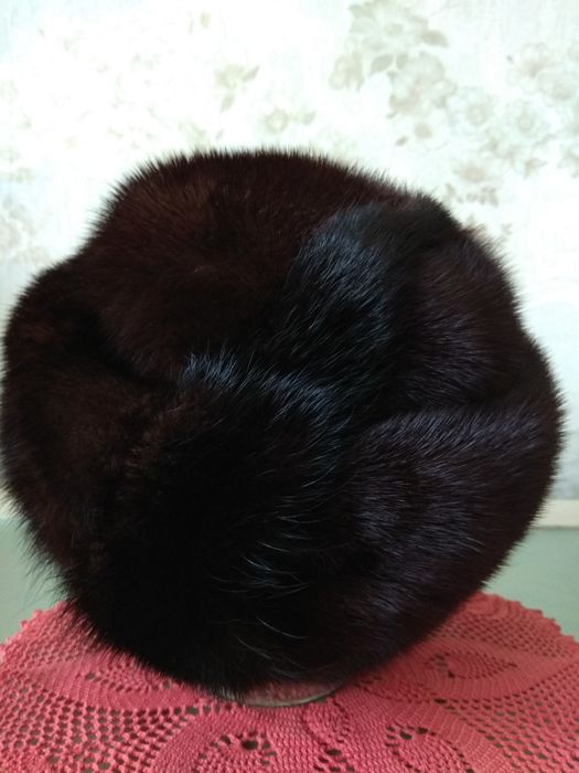 Шапка из меха норки
