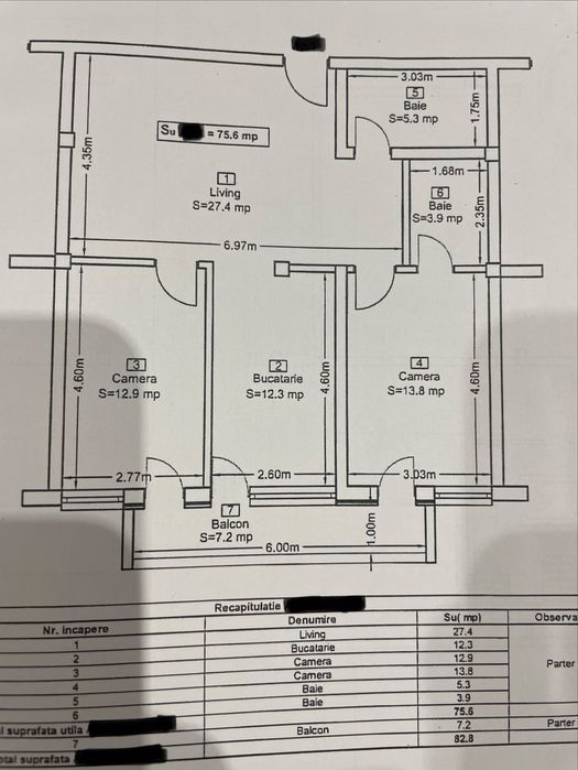 Apartament 3 camere | Garaj | Mobilat Complet | Baciu | Transilvaniei
