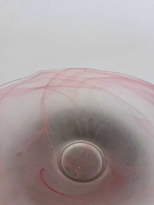 Centru de masa bibelouri bibelou fructiera cristal MURANO vechi