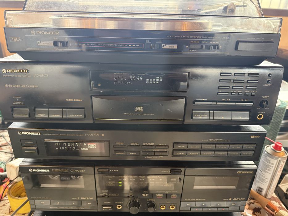 Linie pionner a-331,ct-w510,f-301rds,pd-s505,pl-x55z