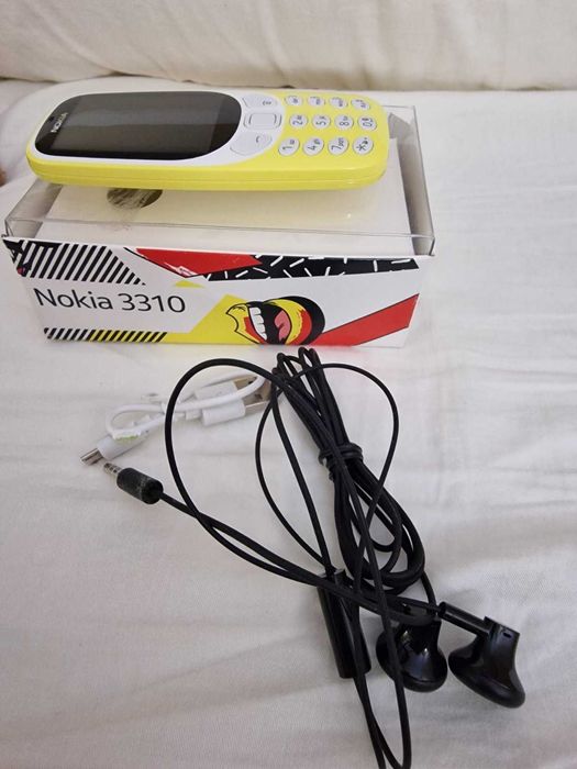 Мобилен телефон Nokia 3310 4G жълт отключен пълен комплект
