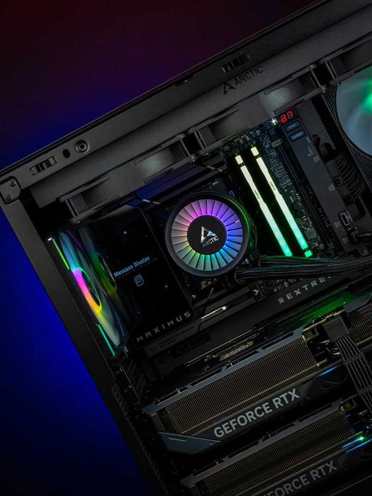 CASE Intel Ultra 9 + RTX 5090 x2 | 64GB DDR5 | 1600W TITANIUM ROG Z890