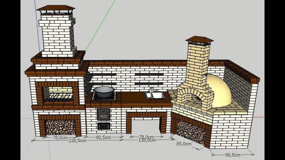 Ошхона Летняя кухня барбикю козон учок устоновка йозги ошхона