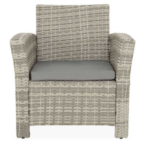 Set mobilier gradina/terasa 2 fotolii + canapea + 2 taburete si masa