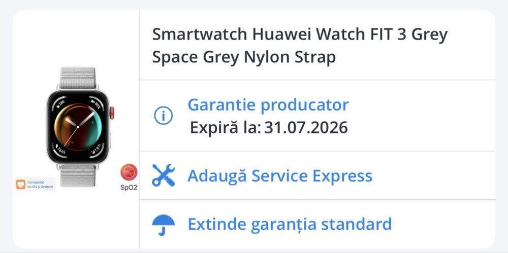 Huawei Watch Fit 3