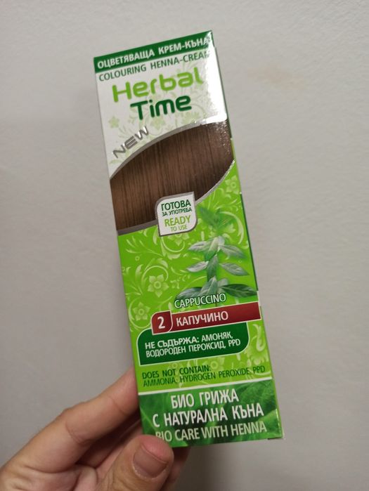 Оцветяваща крем-къна Herbal Time, капучино