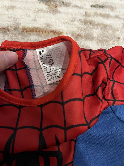 Costum spider man marimea 74/80