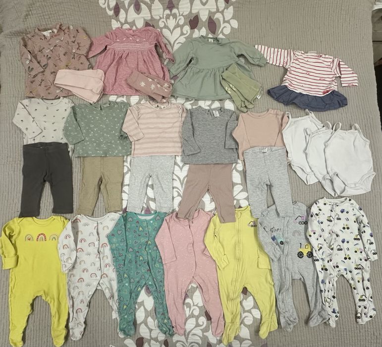 Пролетно-Летни лотове за момиче размер 56, 62/0-3м., 68/3-6 и 74/6-9