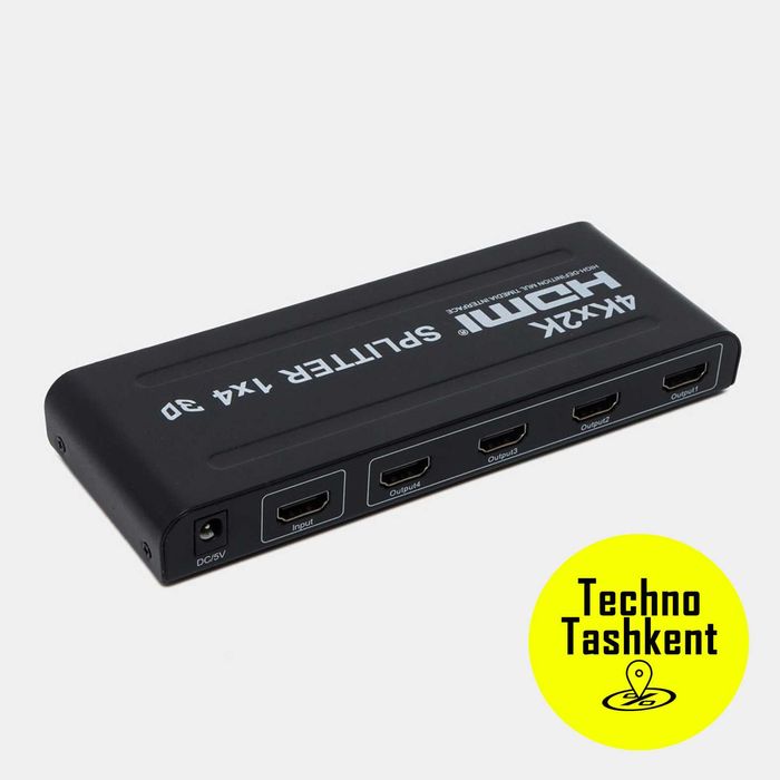 HDMI сплиттер 1x4, одно изображение разделитель на четыре 1080p, 2K,4K