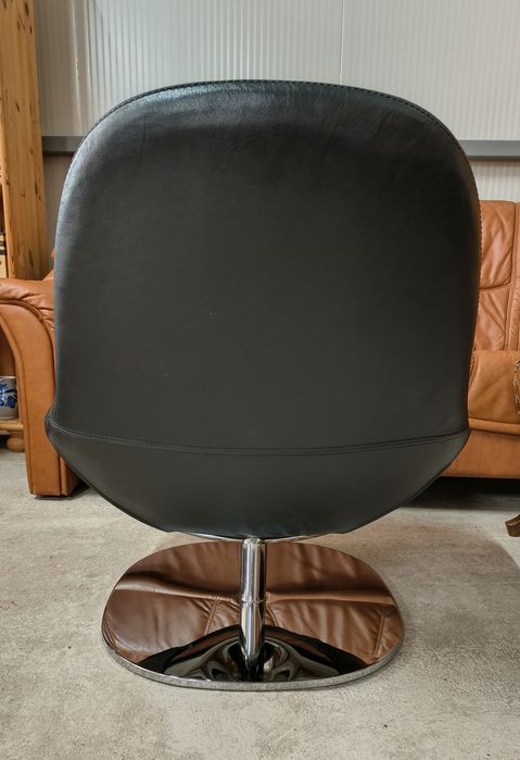 Елегантно кресло от естествена кожа