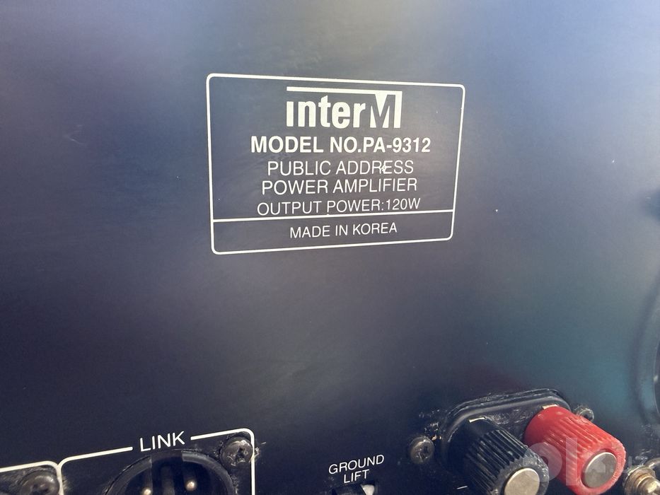 * interM PA-9312 PUBLIC ADDRESS POWER AMPLIFIER оригинальный усилитель