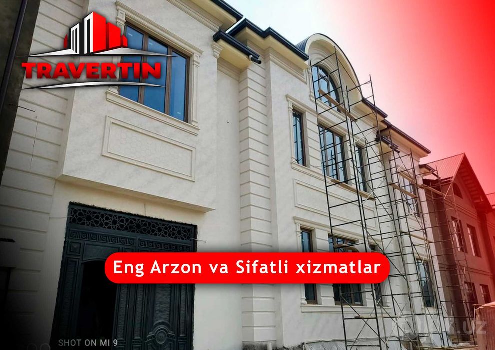 Milano Travertin Marmarino Barelyef Fasad Toshkent
