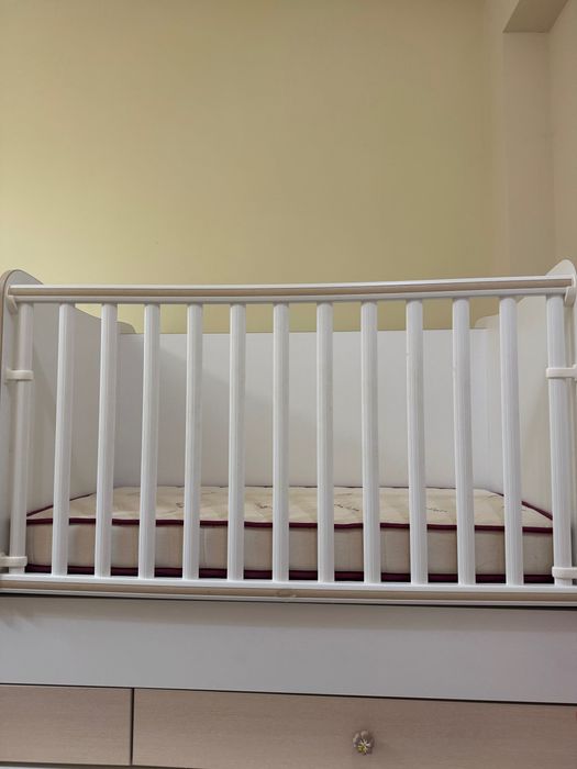 MINI MAX БЕБЕШКО ЛЕГЛО-ЛЮЛКА бяло/ кехлибар трансформиращо се LORELLI