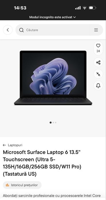 Laptop Microsoft Surface 6