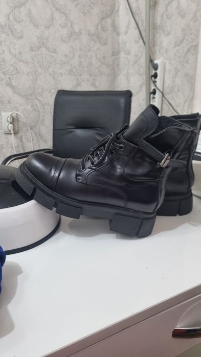 Продам ботинки Турция кожаные!