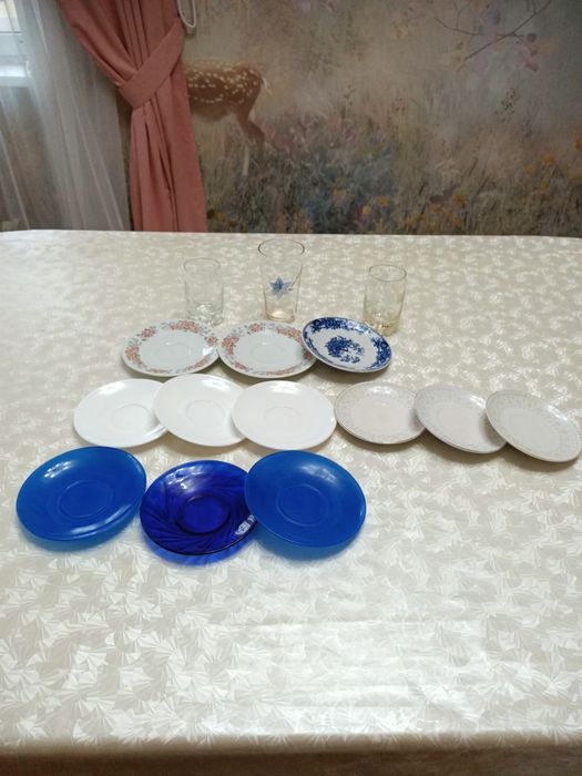 Советская посуда, тарелки, чайники, сервизы, недорого разные