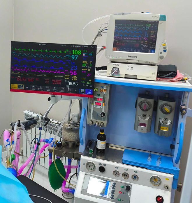 Монитор пациента Philips IntelliVue MP50 anesthesia