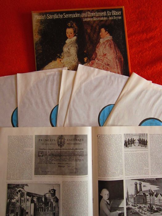 vinil rar Mozart Serenade Divertismente instr. suflat Jack Brymer 1978