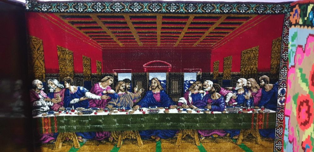 Carpete vechi cu cina cea de taina