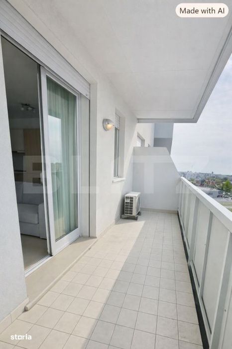 Garsoniera open space – 37 mp, balcon, view superb