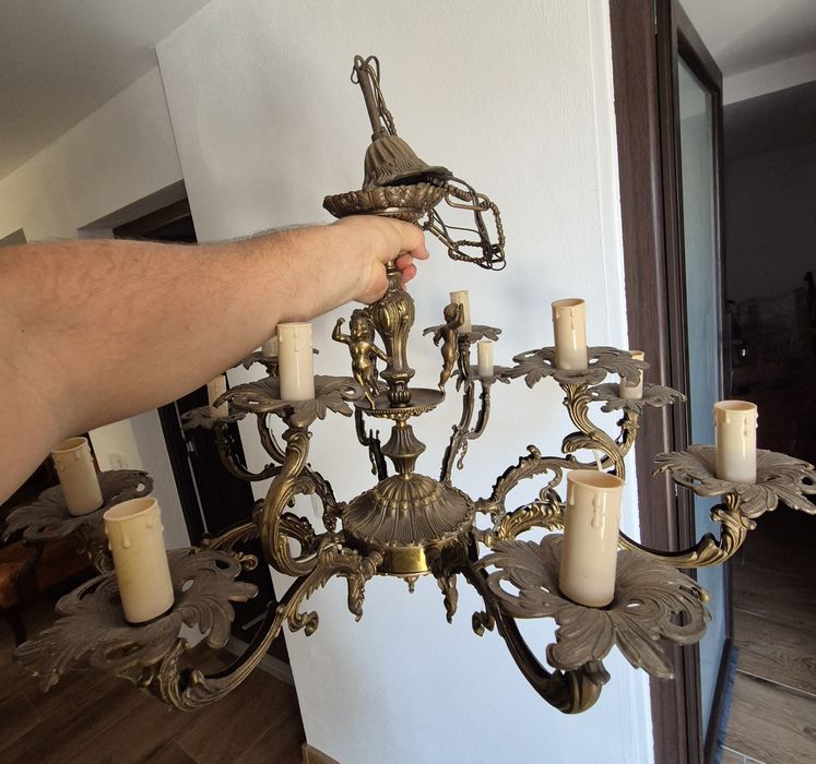 Candelabru / Lustra din Bronz