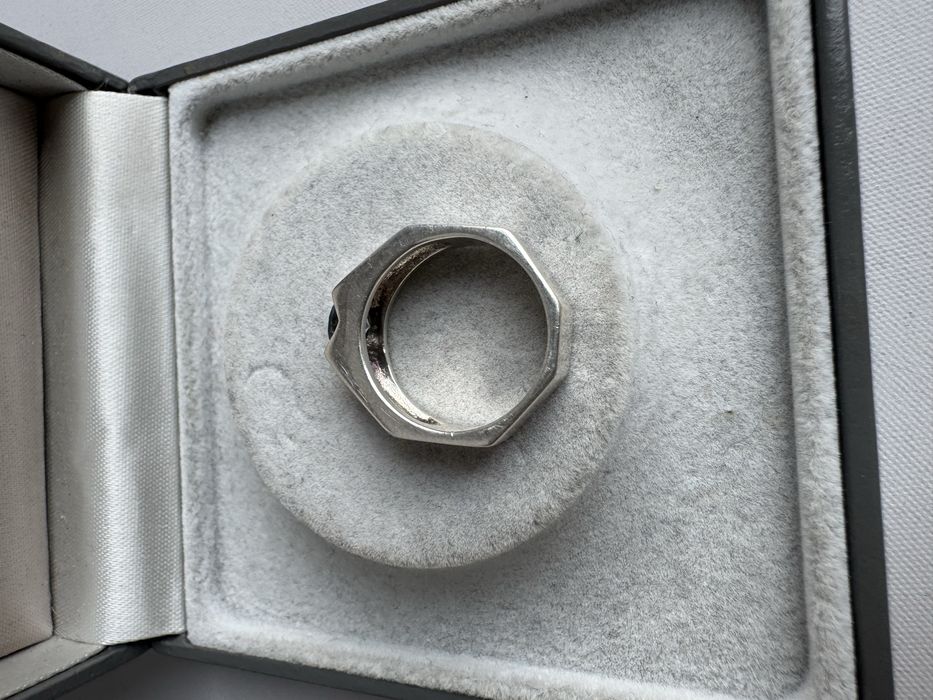 Inel din argint si acvamarin