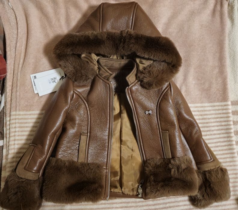 Set geaca+fusta fete, 5-6 ani