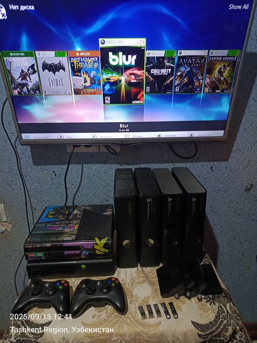 Xbox 360 прошитый+60 игры