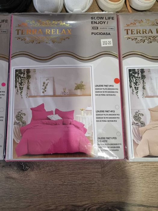 Set 6 piese lenjerie din finet - TERRA RELAX