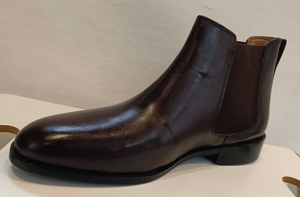 Ghete chelsea de lux plain toe La Maison Du Ch. NOI piele naturala